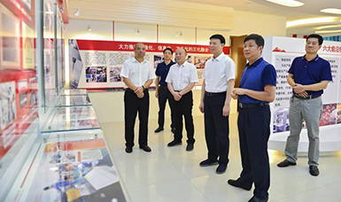 福建省人大常委會黨組書記、副主任張廣敏蒞臨虹潤公司調研指導
